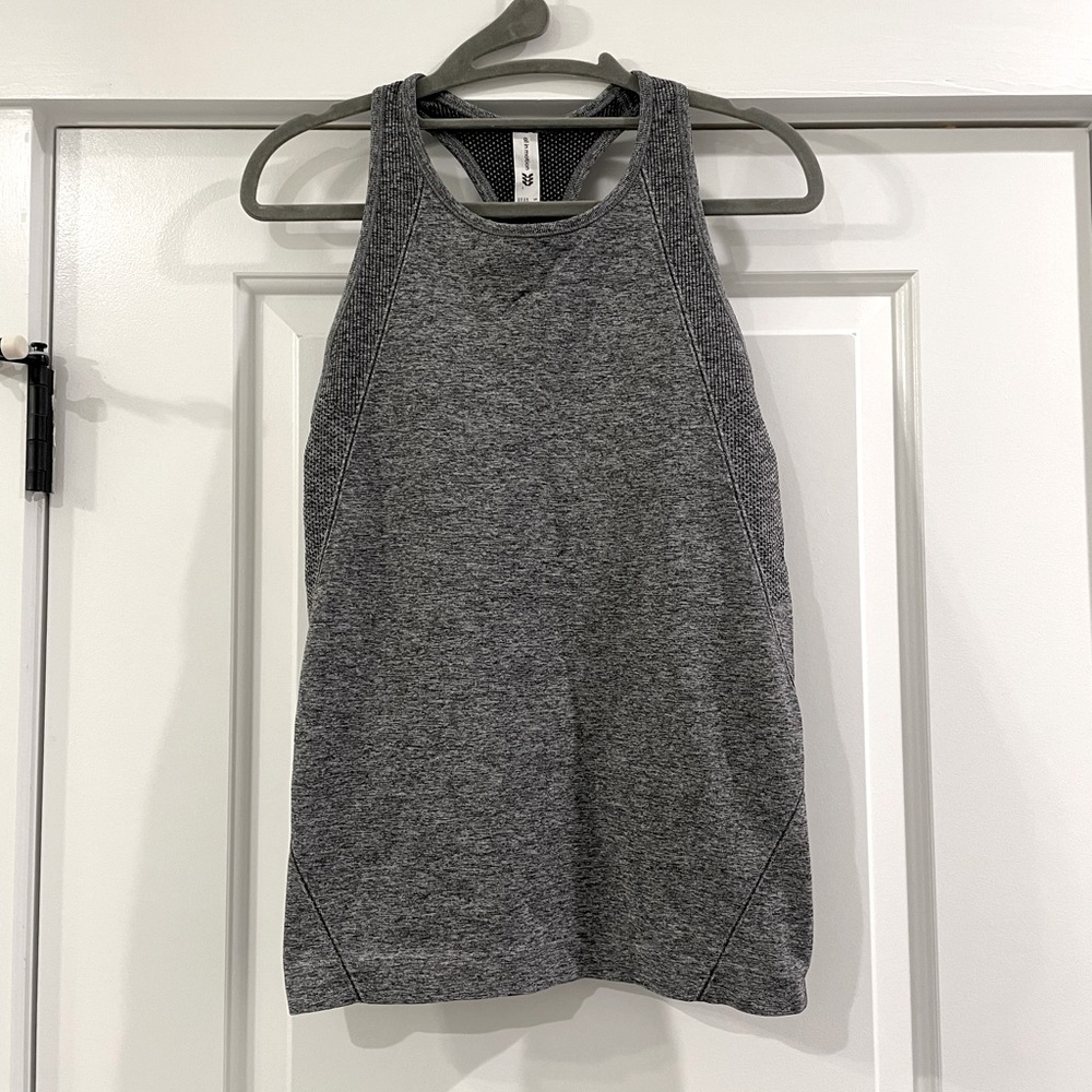 All in Motion Grey Seamless Athletic Tank Top